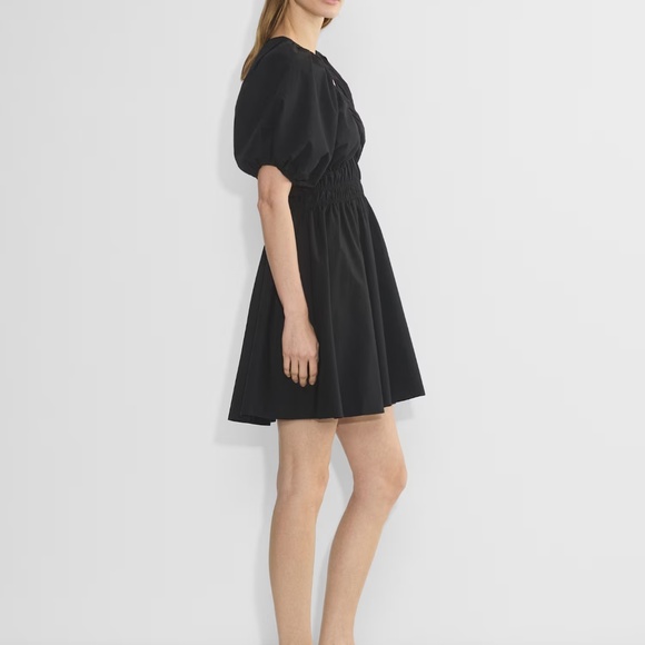 Aritzia poplin V-neck mini dress – White (XXS) - Picture 10 of 15